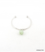 Bracelet Jonc Ouvrable Mathilde Vert