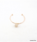 Bracelet Jonc Ouvrable Mathilde Nude