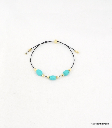 Bracelet Perles Marine Turquoise