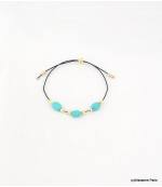 Bracelet Perles Marine Turquoise