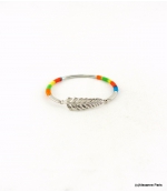 Bracelet Jonc Feuille Joyce Multi-couleurs 