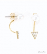 Boucles d'oreilles Dessous de Lobe Céline Doré