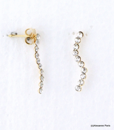 Boucles d'oreilles Strass Emmanuelle