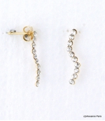 Boucles d'oreilles Strass Emmanuelle