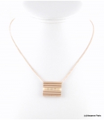 Collier Tubes Cyrielle Beige