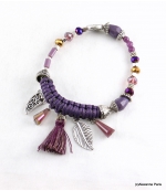 Bracelet Corne Abondance Mia Violet