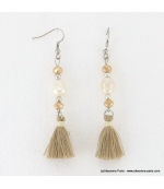 Boucles d'oreilles perle d'eau douce Anais naturel