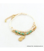 Bracelet multi-tours pendentif ananas Kimberley multi 