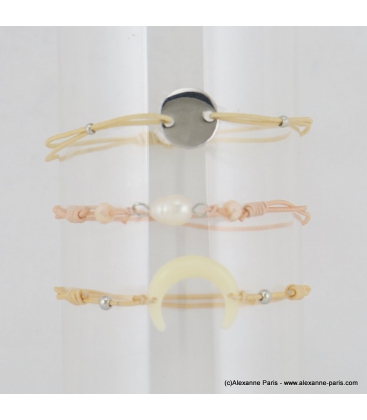 Lot de 3 bracelets élastiques Liam
