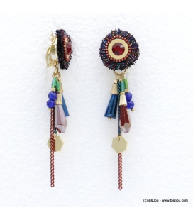 Boucles d'oreilles bohème hippie Taliya