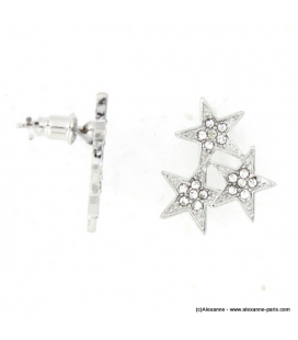 boucles d'oreille Etoiles Filantes