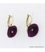 Boucles d'oreille feutrine