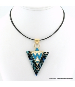 Collier Aztèque bleu